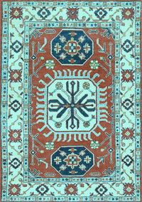 Persian Light Blue Traditional Rug, tr753lblu