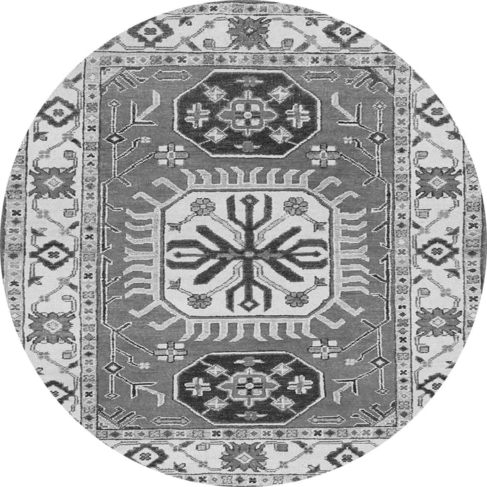 Machine Washable Persian Gray Traditional Rug, wshtr753gry