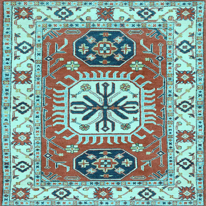Square Persian Light Blue Traditional Rug, tr753lblu
