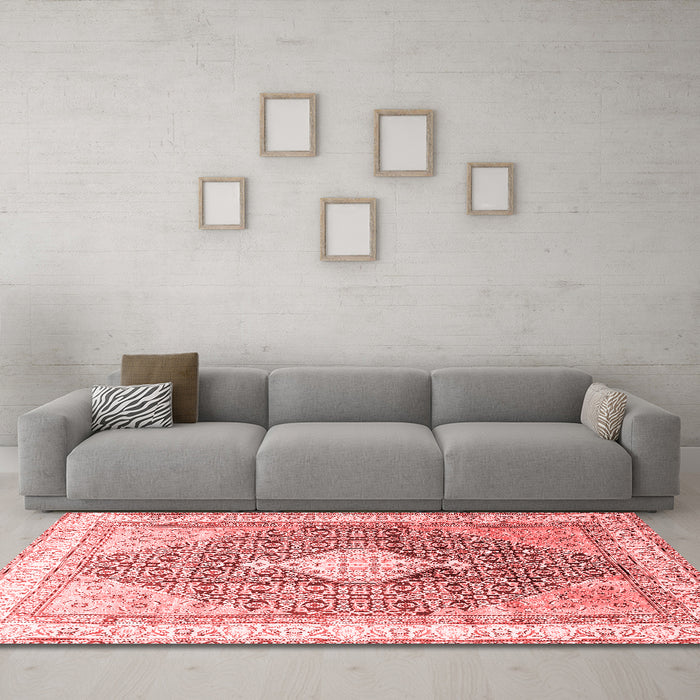 Traditional Red Washable Rugs