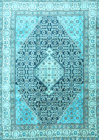 Persian Light Blue Traditional Rug, tr754lblu