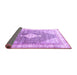 Sideview of Persian Purple Traditional Rug, tr754pur