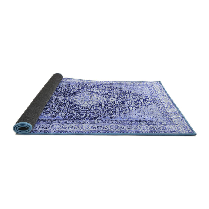 Sideview of Persian Blue Traditional Rug, tr754blu