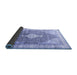 Sideview of Persian Blue Traditional Rug, tr754blu