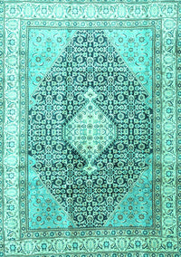 Persian Turquoise Traditional Rug, tr754turq