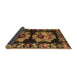 Sideview of Persian Brown Traditional Rug, tr755brn