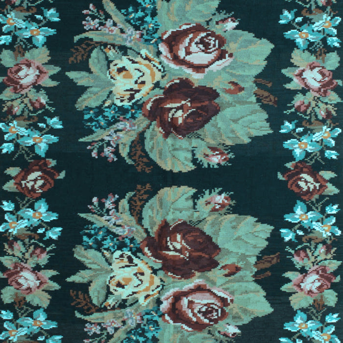 Persian Light Blue Traditional Rug, tr755lblu