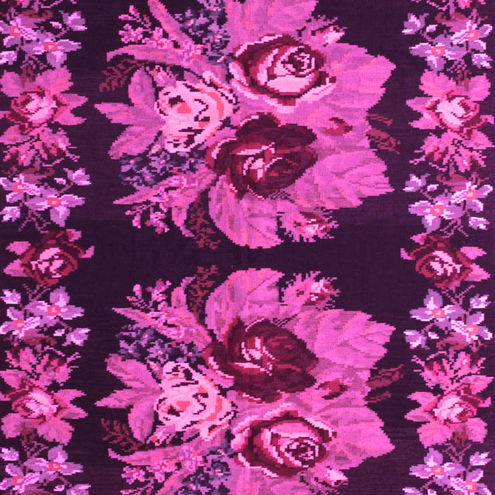 Machine Washable Persian Pink Traditional Rug, wshtr755pnk