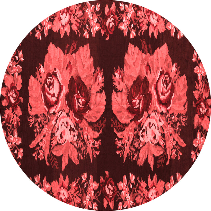 Machine Washable Persian Red Traditional Rug, wshtr755red