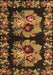 Persian Brown Traditional Rug, tr755brn