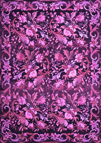 Medallion Purple French Rug, tr756pur