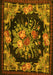 Medallion Yellow French Rug, tr757yw