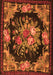 Medallion Orange French Rug, tr757org