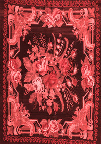 Medallion Red French Rug, tr757red