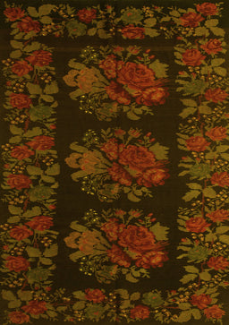 Medallion Yellow French Rug, tr758yw