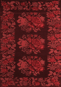 Medallion Red French Rug, tr758red