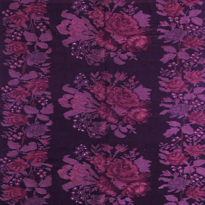Medallion Purple French Rug, tr758pur