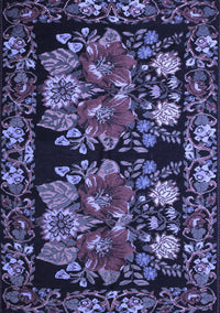 Medallion Blue French Rug, tr759blu