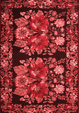 Medallion Red French Area Rugs