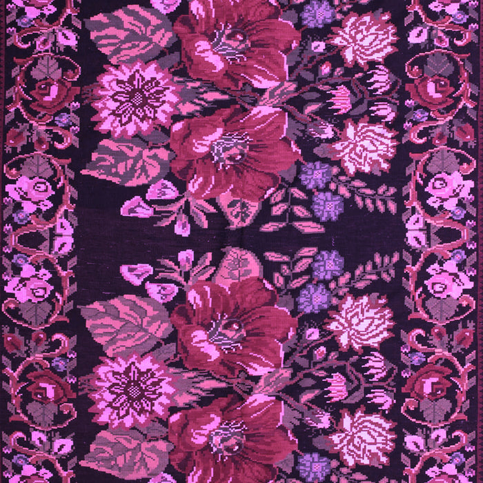Medallion Purple French Rug, tr759pur