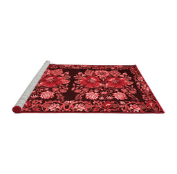 French Red Washable Rugs