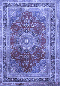 Medallion Blue Traditional Rug, tr75blu