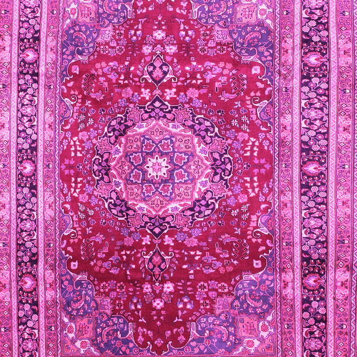 Medallion Pink Traditional Rug, tr75pnk