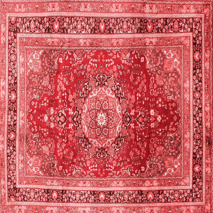 Medallion Red Traditional Rug, tr75red