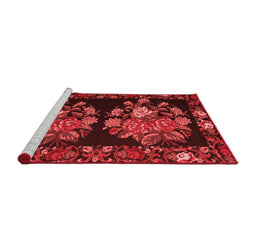 French Red Washable Rugs