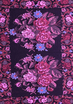 Medallion Purple French Rug, tr760pur