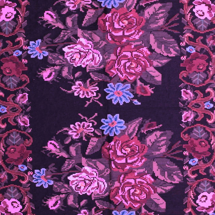 Medallion Purple French Rug, tr760pur