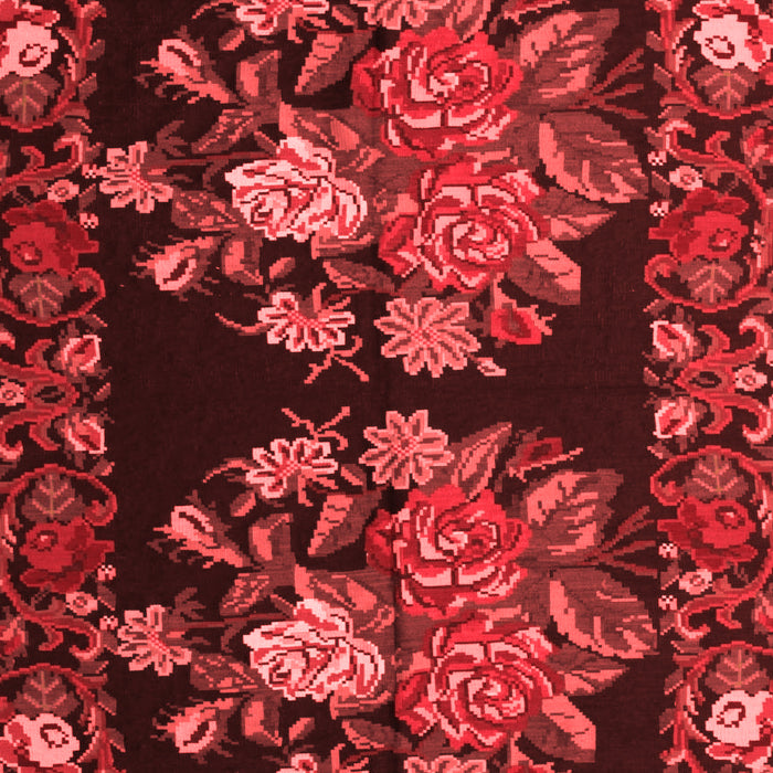 Medallion Red French Area Rugs