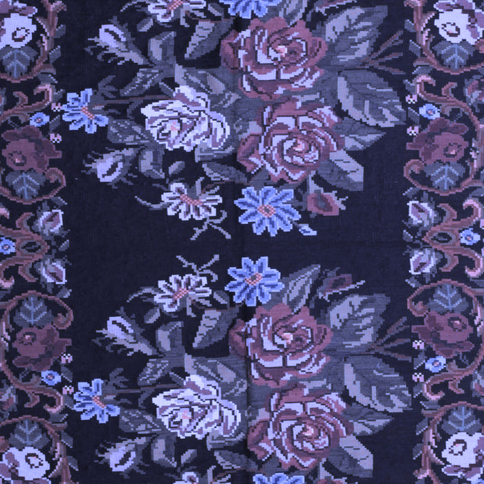 Medallion Blue French Rug, tr760blu