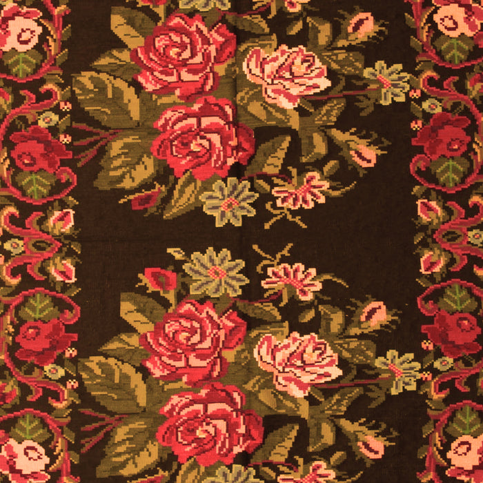 Medallion Orange French Rug, tr760org