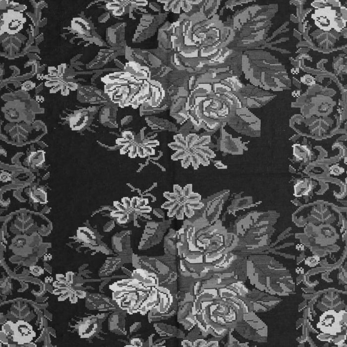 Medallion Gray French Rug, tr760gry