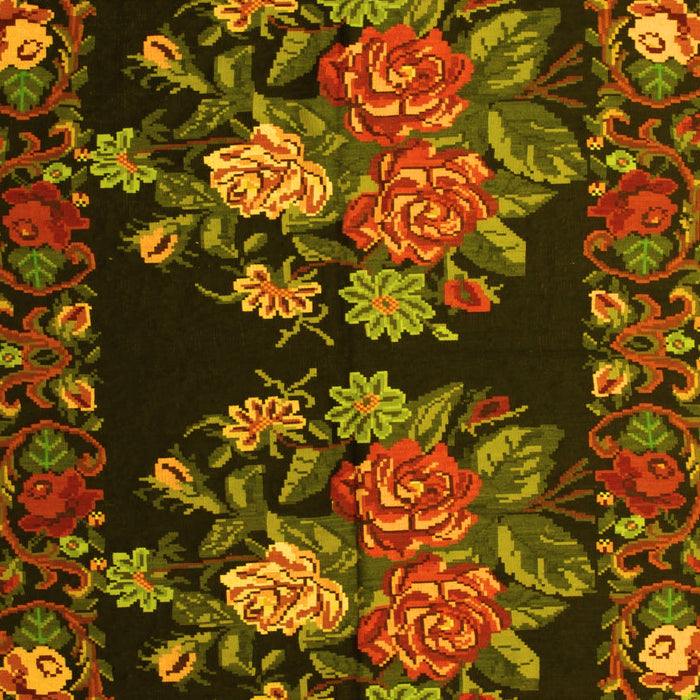 Medallion Yellow French Rug, tr760yw