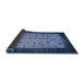 Sideview of Traditional Blue Persian Rug, tr761