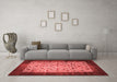 Bohemian Red Washable Rugs