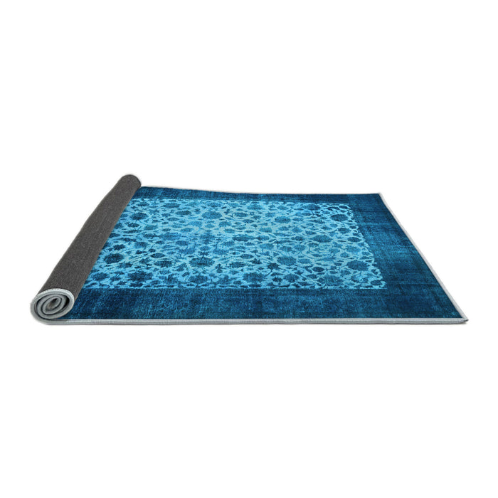 Sideview of Persian Light Blue Bohemian Rug, tr761lblu