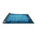 Sideview of Persian Light Blue Bohemian Rug, tr761lblu