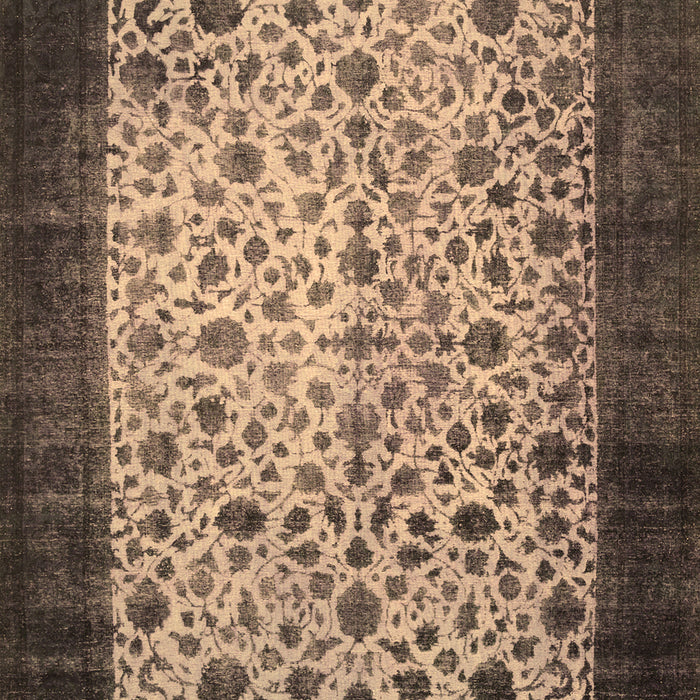 Machine Washable Persian Brown Bohemian Rug, wshtr761brn