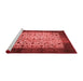 Bohemian Red Washable Rugs