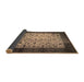 Sideview of Persian Brown Bohemian Rug, tr761brn