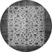 Square Persian Gray Bohemian Rug, tr761gry