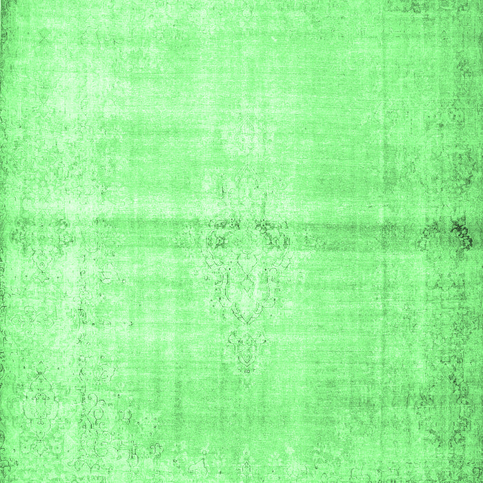 Machine Washable Persian Emerald Green Traditional Area Rugs, wshtr762emgrn