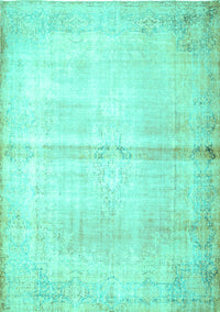 Persian Turquoise Traditional Rug, tr762turq