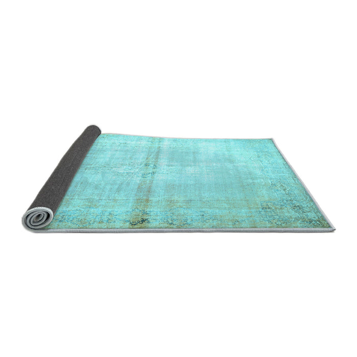 Sideview of Persian Light Blue Traditional Rug, tr762lblu