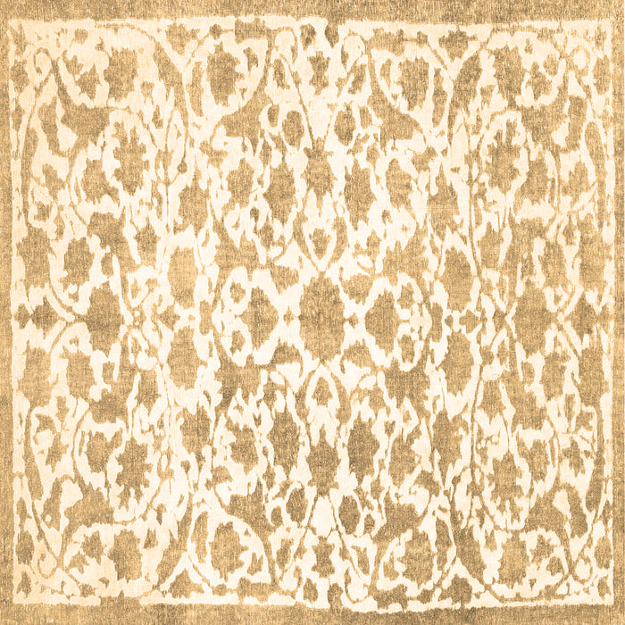 Square Persian Brown Traditional Rug, tr763brn