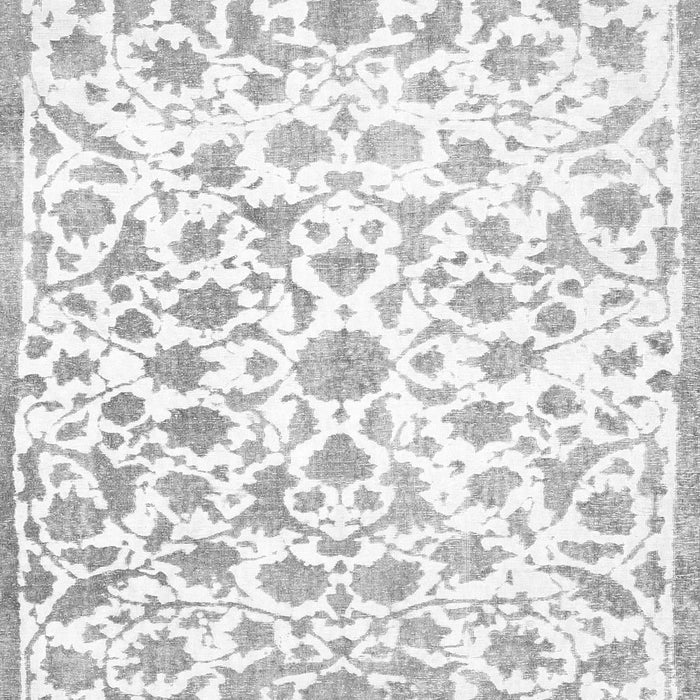 Serging Thickness of Machine Washable Persian Gray Traditional Rug, wshtr763gry