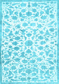 Persian Light Blue Traditional Rug, tr763lblu